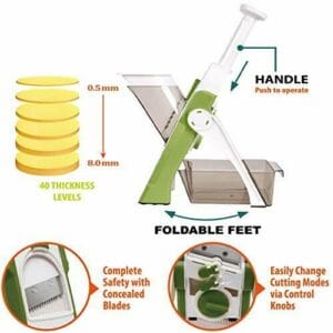 4 In 1 Vegetable Cutter Chopper Adjustable Multi-function Vegetable Cutter