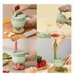 4 in 1 Electric Handheld Cooking Hammer Vegetable Cutter