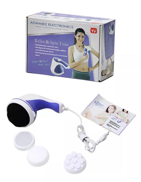 Relax and Spin Tone Massager - 5 in 1 Full Body Massager