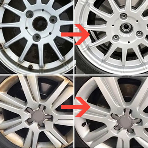 HGKJ-18-60ml Car Paint Wheel Iron Powder Rust Remover Car Logo Rust Spray Cleaner Repair Refurbising Accessories