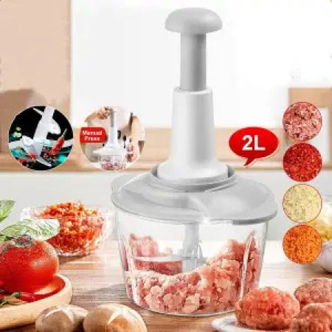 Hand Push Chopper Machine Food Processor