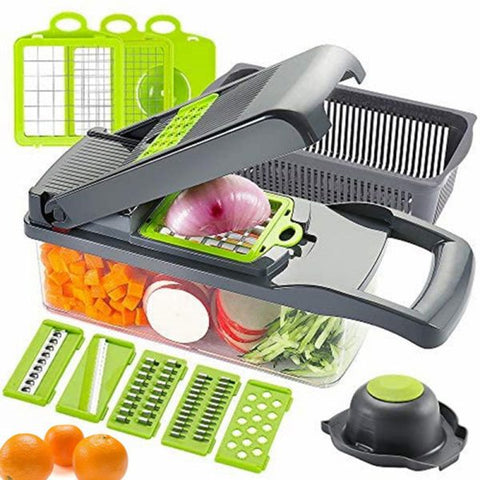 16-in-1 High-Quality Mandoline Slicer & Vegetable Chopper