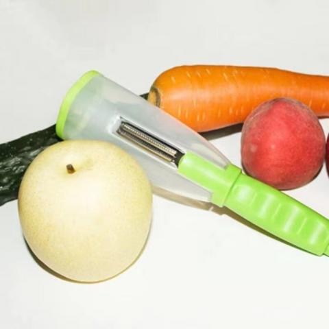 Multifunctional Vegetable Fruit Peeler With Storage Box
